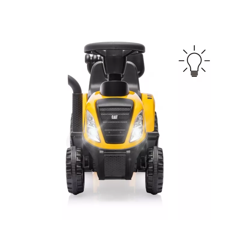 CAT Fahrzeug Traktor mit Anhänger gelb zum Aufsitzen