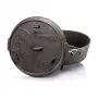 Petromax Feuertopf ft6 mit Füßen, 5,7 L, Gusseisen, Schwarz