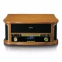 Lenco TCD-2571WD Plattenspieler mit Kassettendeck, DAB+, FM, Bluetooth, USB, 10 W, Holz