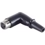 XLR Winkelkupplung ShiverPeaks BS55026 Schwarz — 3-polige abgewinkelte XLR-Kupplung