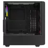 Savio Noctis Glass RGB Cube PC-Gehäuse, ATX/Micro-ATX/Mini-ITX, Front aus Hartglas, RGB-Lüfter, schwarz