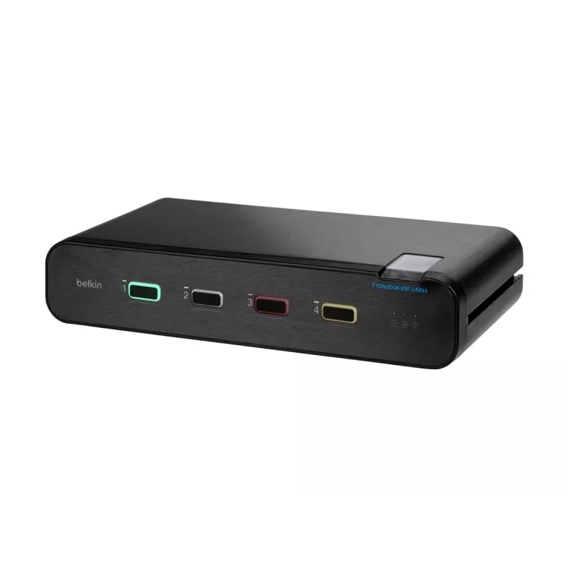 Belkin F1DN204KVM-UNN4 Universal Secure Dual-Head 4P Desktop-KVM-Switch