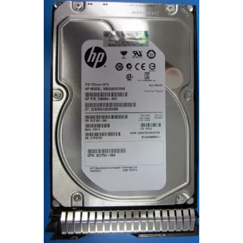 Hewlett Packard Enterprise 2 TB 6 G SATA 7,2 k 3,5 (702288-B21)
