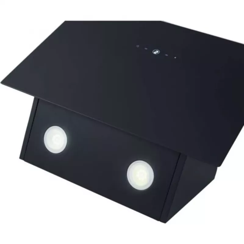 Bomann DU 7606.1 G Wandhaube, 60 cm, Abluft/Umluft, LED, schwarz/Edelstahl