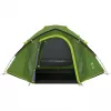 Coleman Dome Tent Darwin 4 Plus Blackout — 4-Personen-Tunnelzelt mit Vorraum, Dunkelgrün/Hellgrün