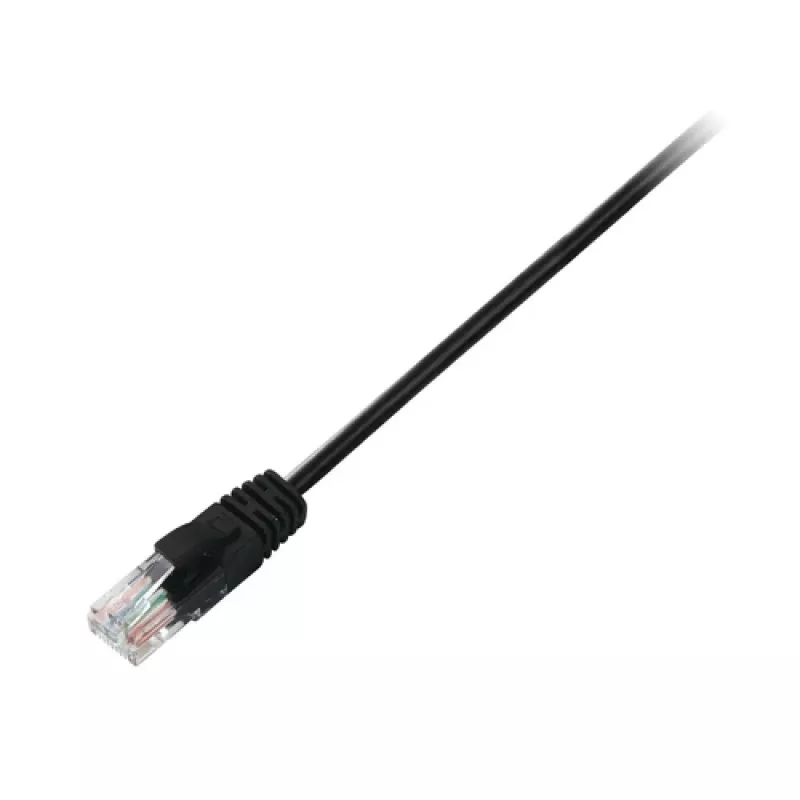 Ethernet-Kabel V7 CAT6 UTP 0,5 m Schwarz