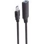 USB-Kabel ShiverPeaks BS13-39485 30m USB A Schwarz 5 Mbit/s