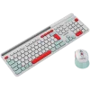 CANYON HSET-W5 EN Tastatur+Maus AAA+AA kabellos Weiß