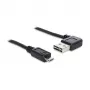 USB-Kabel DeLOCK 1m USB 2.0 A - Micro-B m/m Schwarz