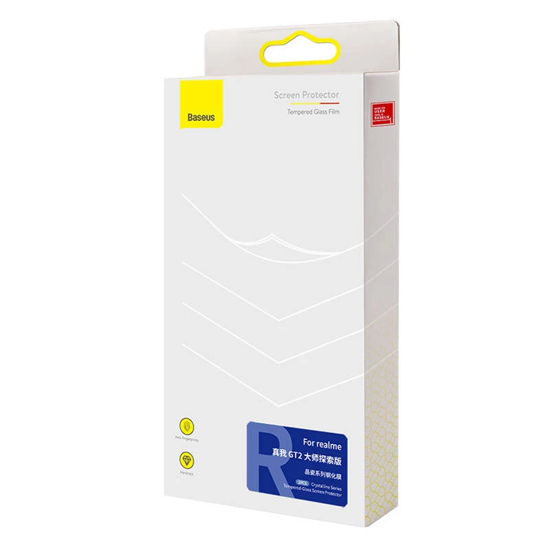 Baseus P6001205B201-05 Panzerglas-Displayschutz für realme GT2 Master Explorer Edition, oleophob