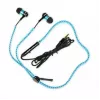 In-Ear-Kopfhörer mit Reißverschluss-Design und Mikrofon