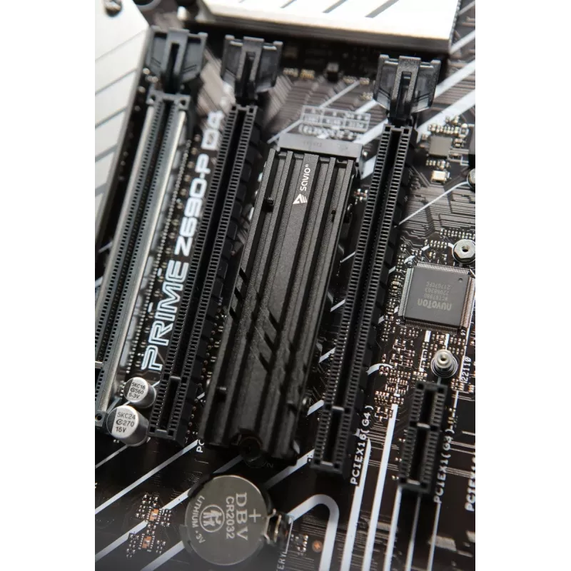 SAVIO AK-60 M.2 NVMe 2280 Laufwerkskühler, schwarz
