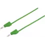 VOLTCRAFT Prüfkabel [Stecker 4 mm - Stecker 4 mm] 5 m Grün MSB-300 (MSB-300-5-GR)