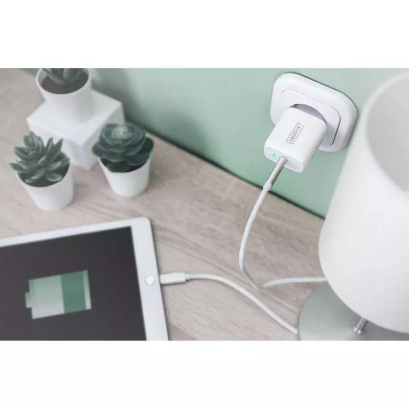 Digitus - Netzteil - 20 Watt - 3 A - PD 3.0 (USB-C) - Weiß (DA-10196)