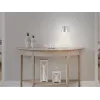 Beper P201UTP117 aufladbare LED-Tischlampe, 1,5 W, Touch-Schalter, dimmbar, 33-mm-Flaschenadapter, wasserbeständig, silber