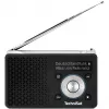 TechniSat DigitRadio 1 A 0100/4997 Digitalradio, DAB+/UKW, RDS, 40 Senderspeicher, ASA-Warnfunktion, Schwarz/Silber