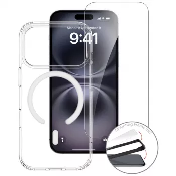 4smarts 360° Premium Protection Set für Apple iPhone 17 Pro, MagSafe-kompatibel, Transparent