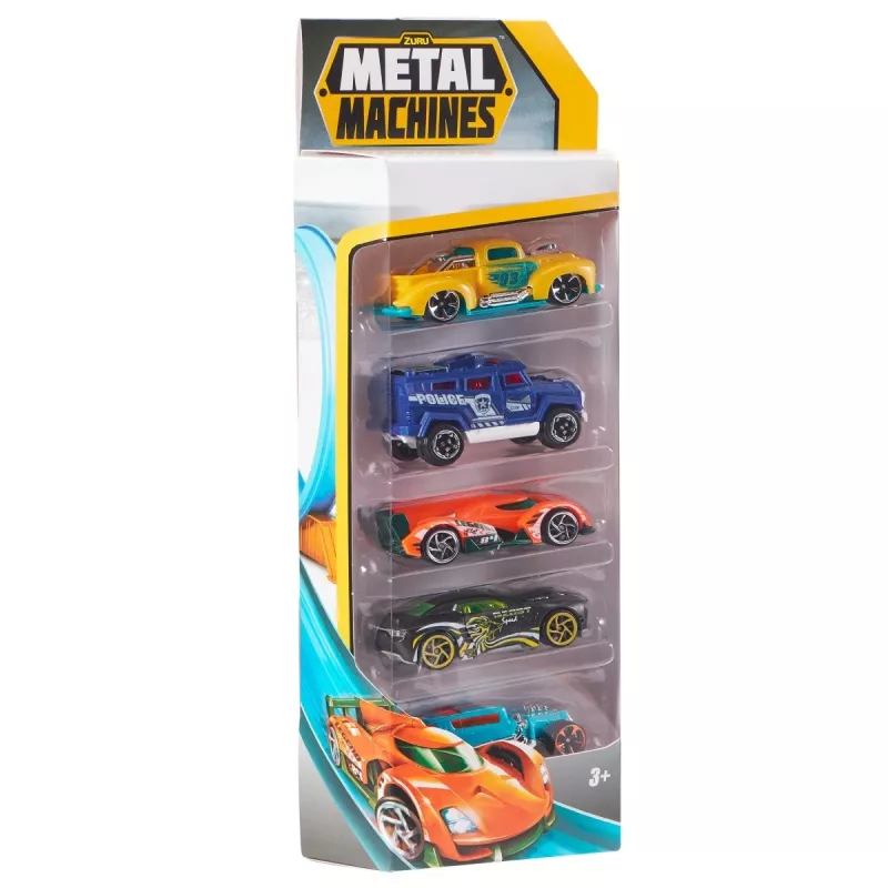 Zuru Metal Machines Druckguss-Autos 5er-Pack 1:64, Serie 2, sortiert