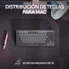 Logitech MX Mechanical Mini for Mac Kabellose Tastatur, Bluetooth, Space Grau (920-010837)