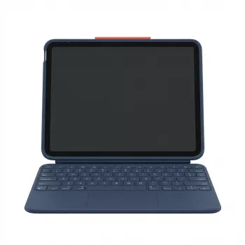 Tastatur-Case Logitech Rugged Combo 4 Touch für iPad 10. Gen. – Classic Blue