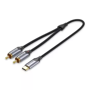 Vention USB-C auf 2Cinch-Stecker Audiokabel, 2 m