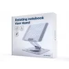 Notebook-Riser-Ständer GEMBIRD NBS-DR1-01 – drehbare Basis, höhenverstellbar, Space Grey