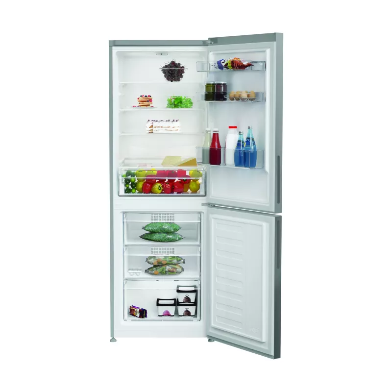 Kühlschrank INDESIT INKS1341S4E — 340L Gesamtvolumen (230L Kühlteil / 110L Gefrierteil), wechselbarer Türanschlag, Energieeffizienzklasse E