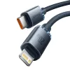 Baseus Crystal Shine CAJY000301 USB-C-auf-Lightning-Kabel, 20 W PD, 2 m, Schwarz