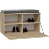 Geschlossener Schuhschrank Top e Shop OPAL SZAFKA SONOMA – Eiche, 850×450 mm, Spanplatte, 16 mm Rahmen