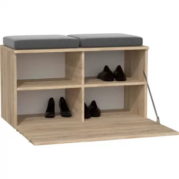 Geschlossener Schuhschrank Top e Shop OPAL SZAFKA SONOMA – Eiche, 850×450 mm, Spanplatte, 16 mm Rahmen