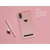 VixFox Handy-Rückenschale für iPhone XSMAX mit Kartenfach, rosa