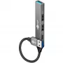 Goobay Slim 4-Port USB-Hub, USB-A auf USB-C™/USB-A, USB 3.2 (74458)