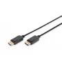 Anschlusskabel DisplayPort mit Verriegelung 1080p 60Hz FHD Typ DP / DP M / M schwarz 1m