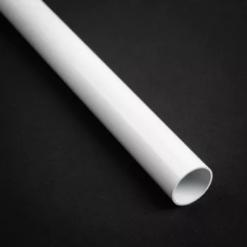 Rohrzubehör für PC-Kühlung BitsPower BP-NCBHT16DW-L300 — Messingrohr Ø16 mm, Länge 300 mm, weiß