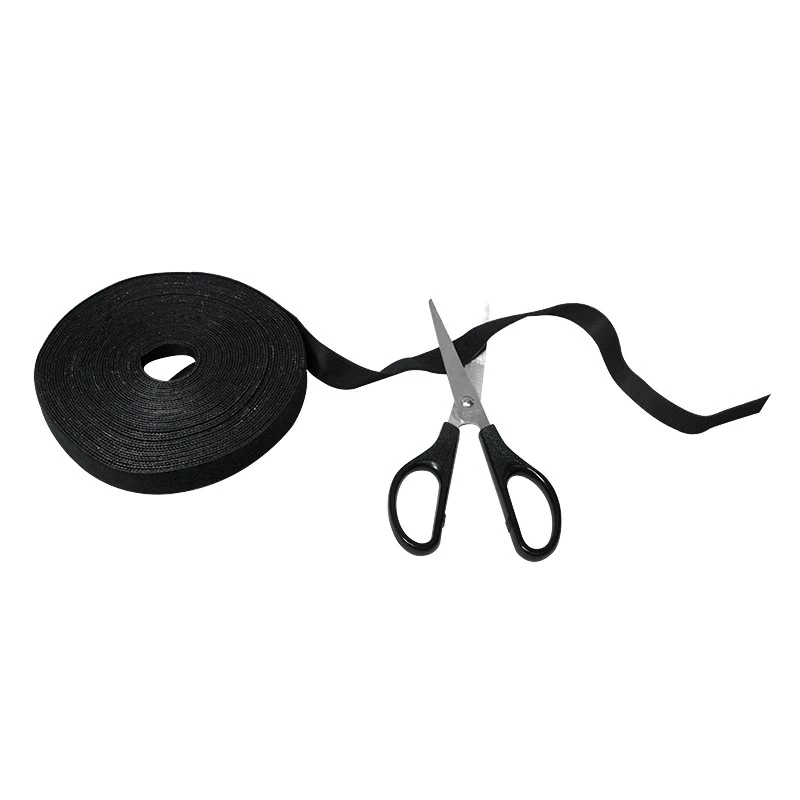 LogiLink KAB0055 Klettband für Kabel, Rolle 10 m x 20 mm, Schwarz