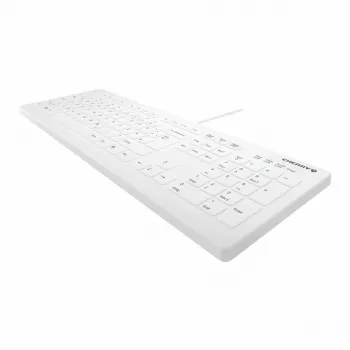 Contour Design Active Key Contour QuickClean Medizinische Tastatur Abnehmbare Abdeckung Full-Size Kabelgebunden Weiß DE C8112