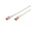 DIGITUS CAT6 S/FTP Patchkabel, 10 m, Weiß, 5er-Pack