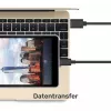 USB-A-auf-USB-C-Kabel Unitek C14068BK, 2 m, USB 2.0, schwarz, Stecker-Stecker