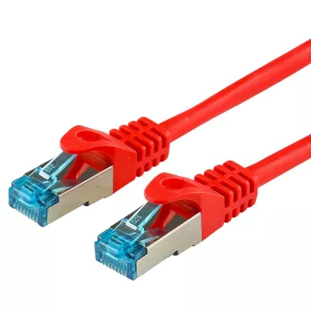 Wentronic Goobay CAT 5e Patchkabel, SF/UTP, Rot, 1 m - CCA Kupfermix (68032)