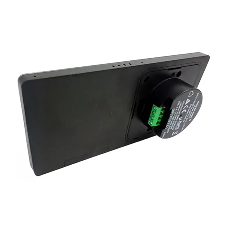 Shelly Wall Display X2 Schwarz + BLU H&T Schwarz Bundle, Unterputz-Bedienteil, Android, WLAN, Bluetooth