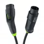 Green Cell Habu EVGC01 Mobiles EV-Ladegerät für Elektrofahrzeuge 11 kW 7 m Typ 2 CEE Wallbox Schwarz