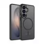 Crong Hybrid Matte Magnetic Hülle für Samsung Galaxy S26 – TPU & PC, Schwarz