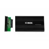 iBOX HD-02 externes Gehäuse für 2,5-Zoll-SATA-Laufwerke, USB 3.0, Aluminium, Schwarz