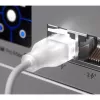 Netzwerk-Patchkabel UBIQUITI UACC-Cable-Patch-EL Cat6 RJ-45 2.5GbE PoE++ 0,15 m durchscheinend weiß (24 Stk.)