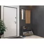 Garderobenschrank top e shop GAR ANT/ART mit 1 Drehtür, 850×240×1600 mm