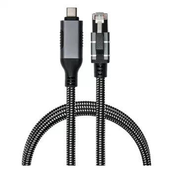 Good Connections Ethernet-Kabel USB-C RJ45, Anthrazit, 1,0 m