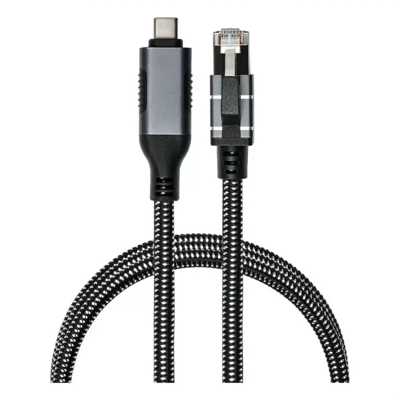 Good Connections Ethernet-Kabel USB-C RJ45, Anthrazit, 1,0 m