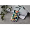 iKins Mosaic Hülle in Weiß für iPhone XR, K1713H