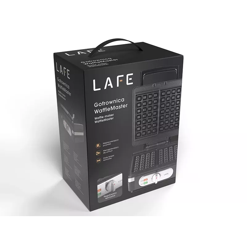 Waffeleisen LAFE WaffleMaster GFB-003 1400W mit Antihaft-Platten