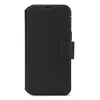 Lederhülle für iPhone 16, schwarz